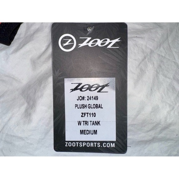 Zoot NWT plush global triathlon red top with skulls Women's tri tank medium - Picture 4 of 8